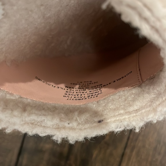 Faux fur and leather lining clogs NEW - Picture 7 of 10